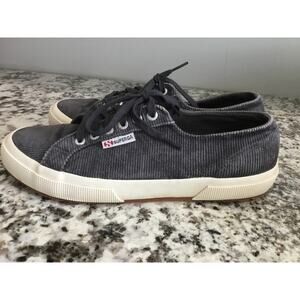Superga Corduroy Gray Sneakers S00CEK0 Men's size 8.5